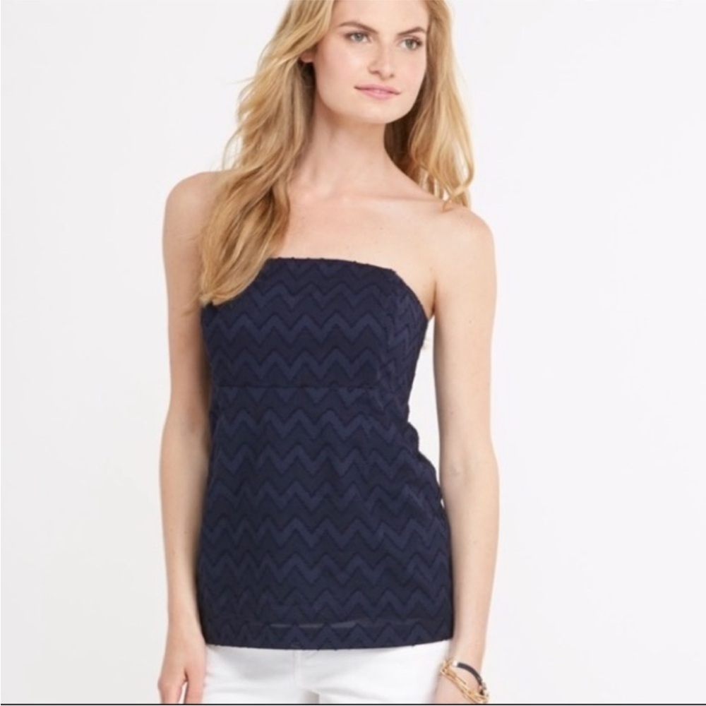 Vineyard Vines Strapless Blouse